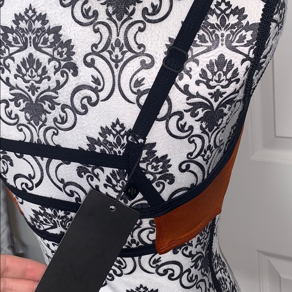 Zella Ladder Back Bikini Top in Rust / Brick - Picture 16 of 16